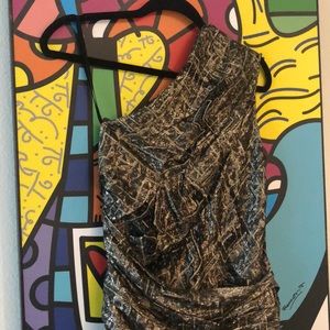 Isabel Marant Dresses - NWOT Isabel Marant one shoulder metallic dress Isabel Marant Dresses - NWOT Isabel Marant one shoulder metallic dress